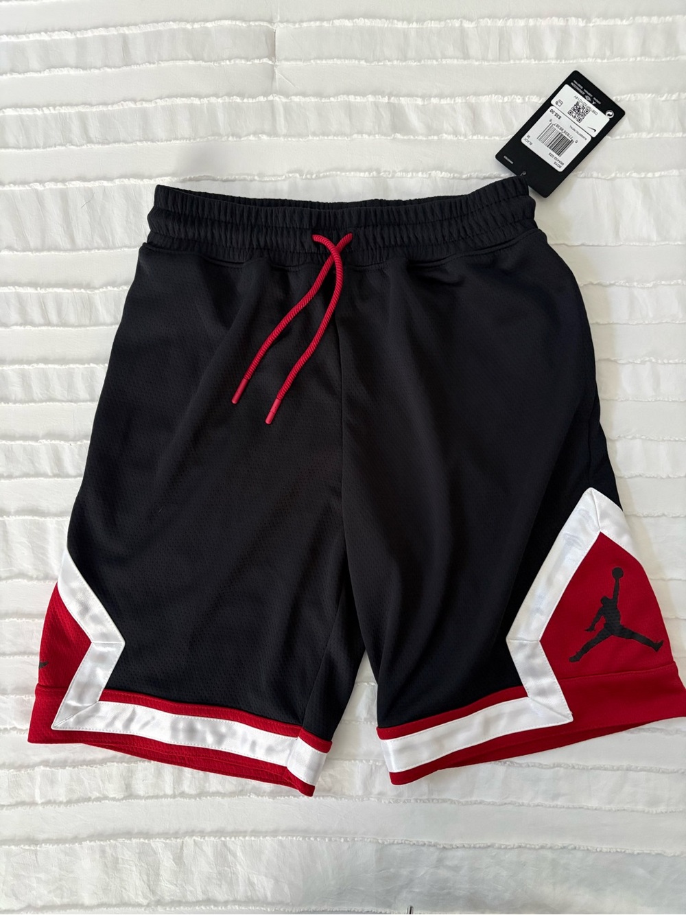 Nike Jordan Boys Black Shorts with Elastic Waistband
